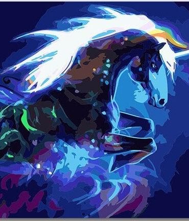 Fantasy Unicorn Horse Paint By Numbers