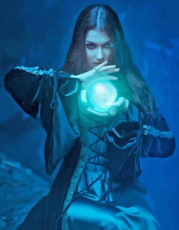 Enchanting Fantasy Witch Paint By Numbers