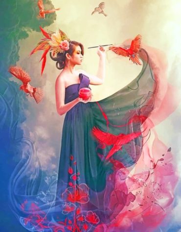 Fantasy Woman Aesthetic Paint By Numbers