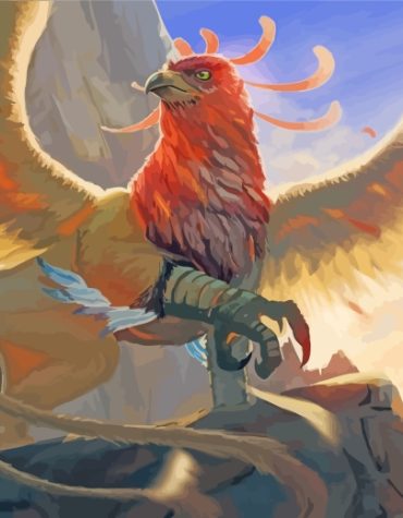 Retaliator Griffin Fantasy Paint By Numbers