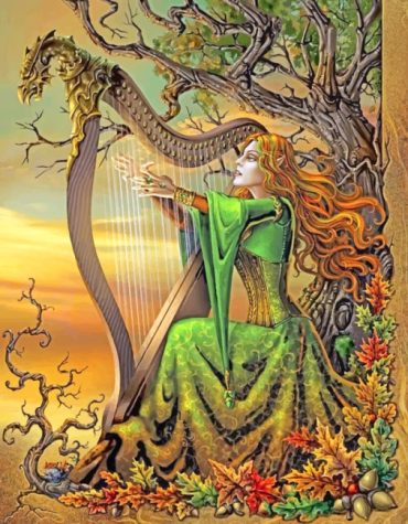 Magical Musician Woman Paint By Numbers