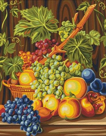 Fresh Plum Harvest Paint By Numbers