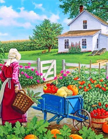 John Sloane Farmer Woman Paint By Numbers