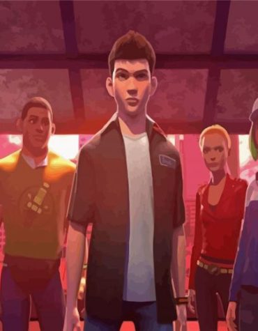 Fast and Furious Animations Paint By Numbers