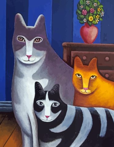 Chubby Feline Paint By Numbers