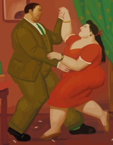 Botero Fat Couple Paint By Numbers
