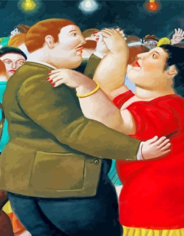 Botero Style Fat Dancers Paint By Numbers