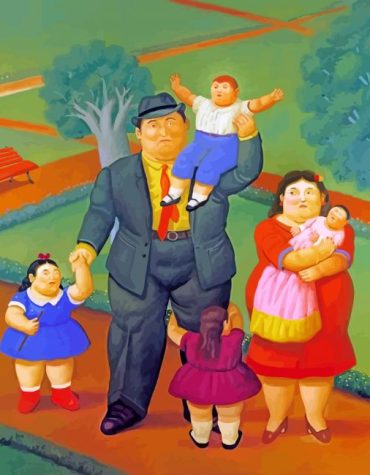 Botero Fat Family Paint By Numbers