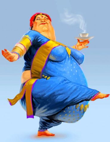 Indian Fat Lady Paint By Numbers