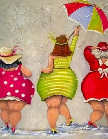 Curvy Besties Paint By Numbers