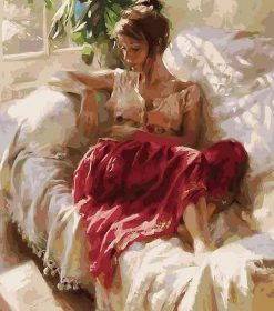 Feminine Vintage Woman Paint By Numbers