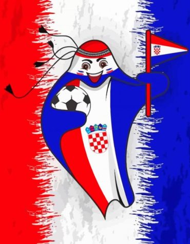Croatia Fifa Mascot Flags Paint By Numbers