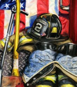 Fireman Heroic Art Paint By Numbers
