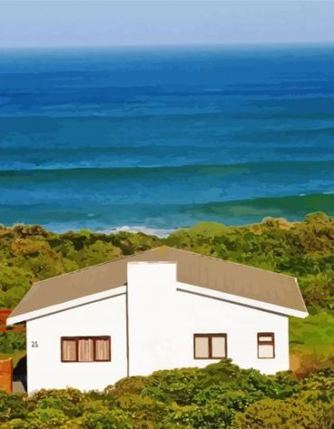 Fisherman Cottage Seaside View Paint By Numbers