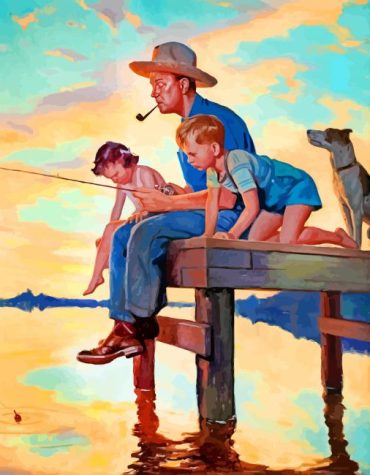 Fishing Adventure for Kids Paint By Numbers