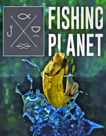Fishing Planet Video Game Paint By Numbers