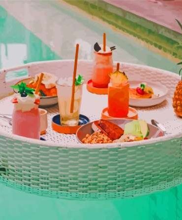 Deluxe Floating Breakfast Paint By Numbers