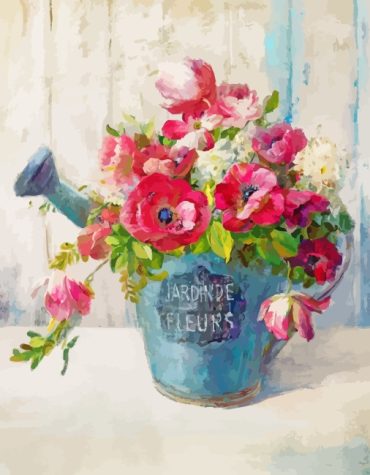 Floral Arrangement Paint By Numbers