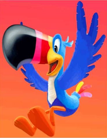 Colorful Toucan Bird Paint By Numbers