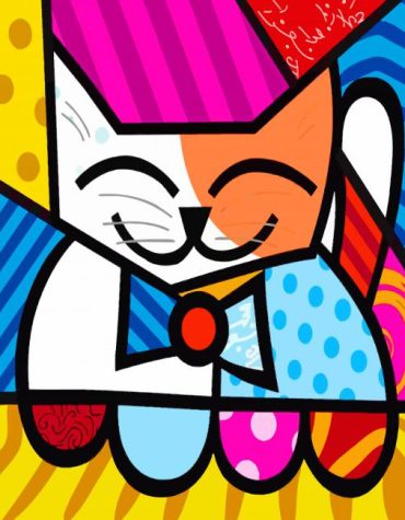 Folk Cat Pet Paint By Numbers