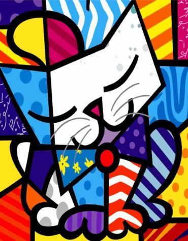 Cat Lovers Folk Arts Kitten Paint By Numbers