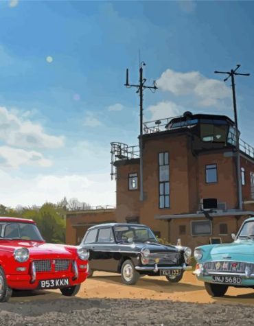 Classic Ford Anglia Engines Paint By Numbers