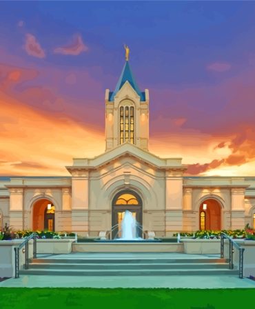 Fort Collins Sunset View Paint By Numbers