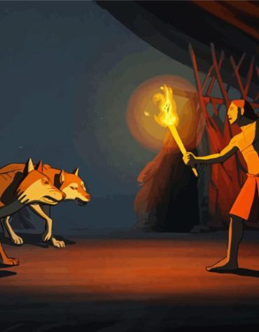 Four Souls Coyote Animation Paint By Numbers