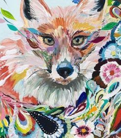 Colorful Fox Paint By Numbers