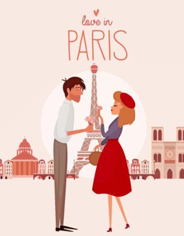 Paris Romance Scene Paint By Numbers