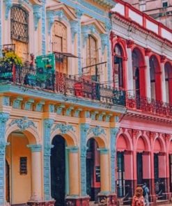 Havana Colorful Architecture Paint By Numbers