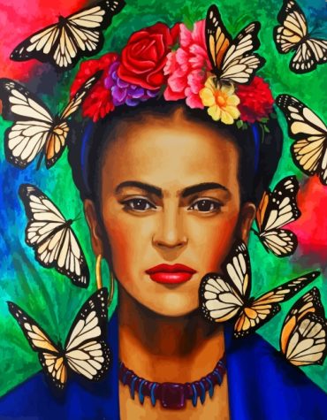 Frida Kahlo Butterfly Art Paint By Numbers
