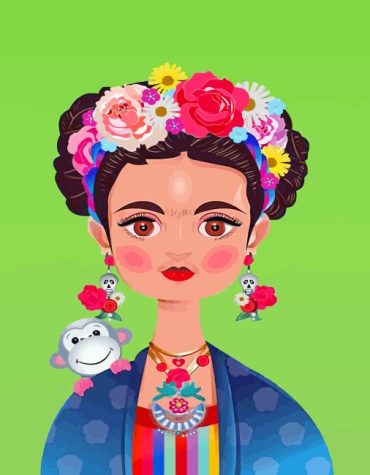 Frida Kahlo Famous Monkey Paint By Numbers