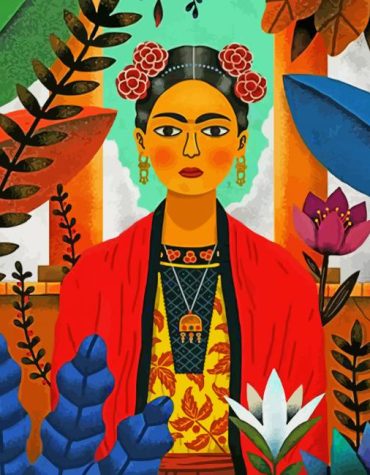 Frida Kahlo Women-Inspired Paint By Numbers