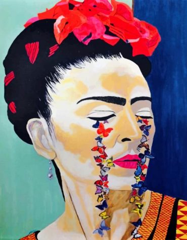 Frida Kahlo Butterfly Art Paint By Numbers