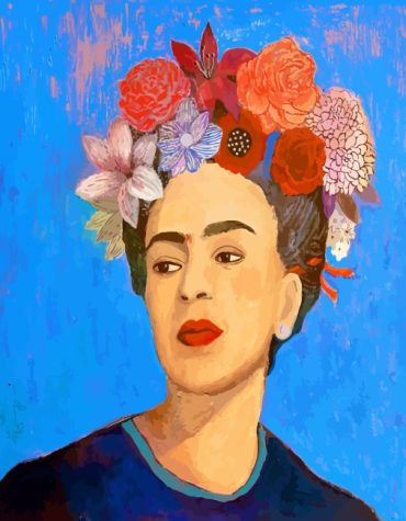 Frida Kahlo Floral Paint By Numbers