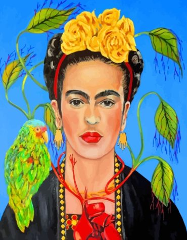 Frida Kahlo Floral Paint By Numbers