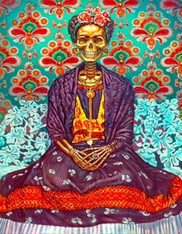 Frida Kahlo Skull Paint By Numbers