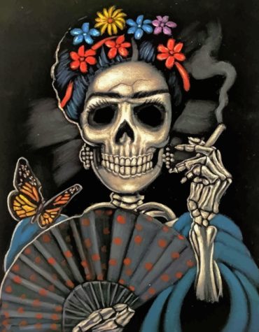 Frida Kahlo Skeleton Art Paint By Numbers