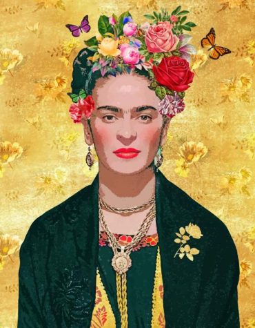Frida Kahlo Floral Paint By Numbers