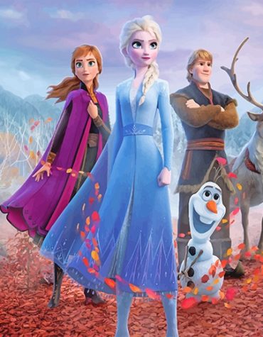 Red Nature Frozen Paint By Numbers