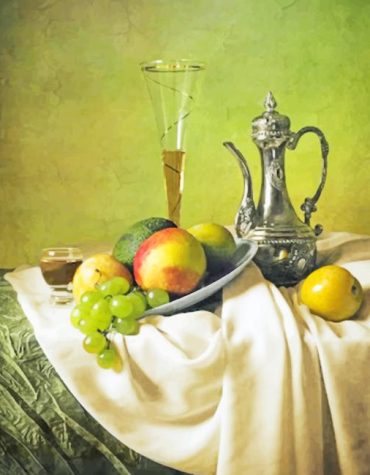 Fresh Fruits Still Life Paint By Numbers