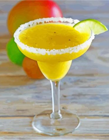 Fruity Glass Margaritas Paint By Numbers