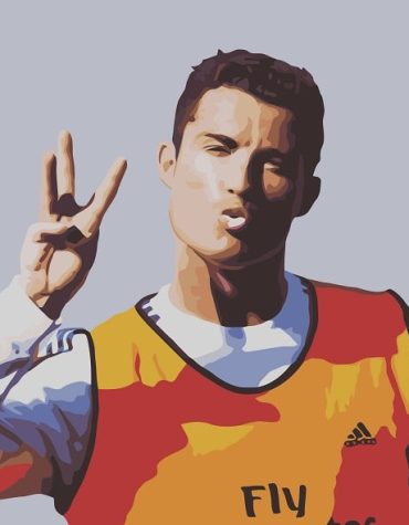 Funny Cristiano Ronaldo Paint By Numbers