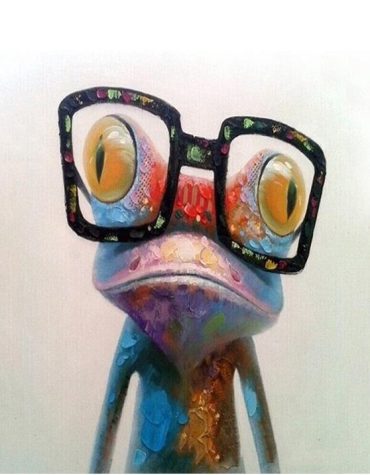 Funny Frog Animals Paint By Numbers
