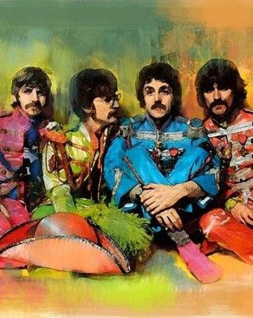 The Beatles Popart Paint By Numbers