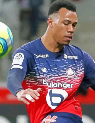 Gabriel Magalhaes Arsenal Star Paint By Numbers