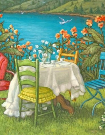 Garden Lakeside Retreat Paint By Numbers