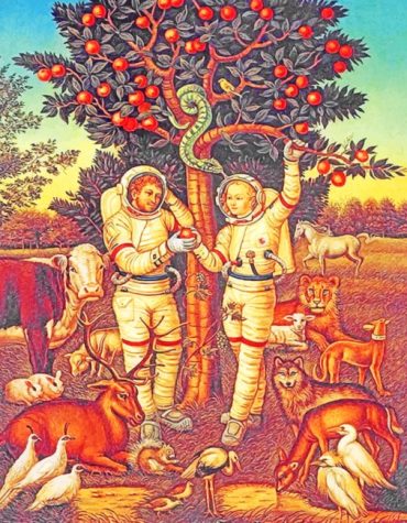 Garden of Eden Vintage Paint By Numbers