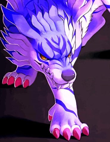 Weregarurumon Adventure Paint By Numbers